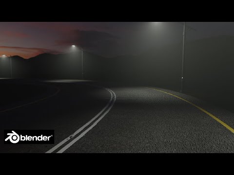 Easy Road Scene in 10 Minutes, Blender Tutorial, Blender 2.82 - Blender Education Portal